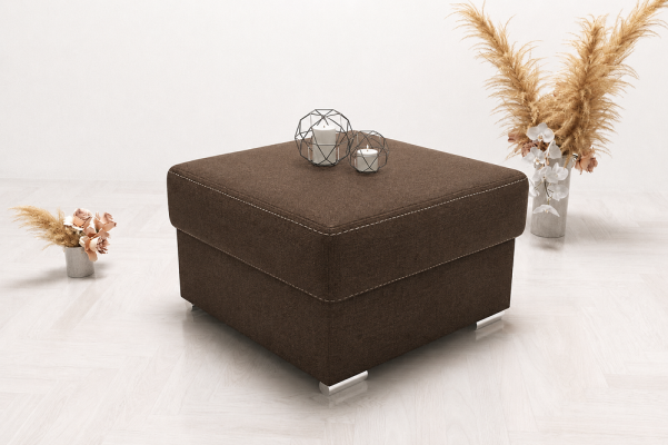 Pufa upholstered stool, Pufa bench, seat stool, stool bench, seat footstool.