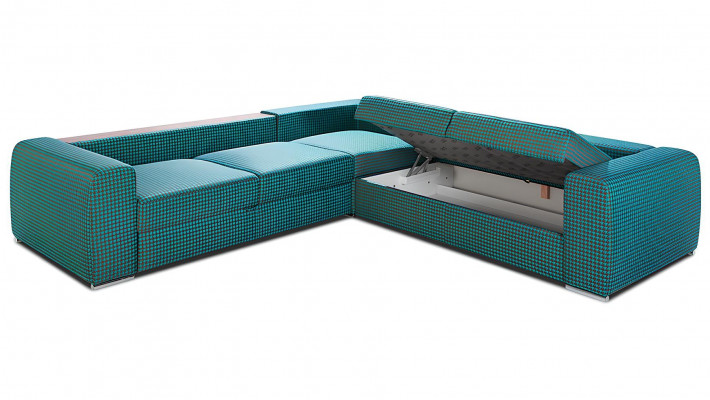 Sofa with shelves for the living room