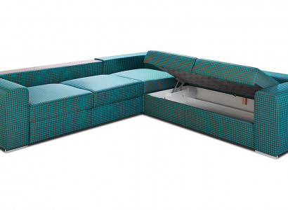 Sofa with shelves for the living room