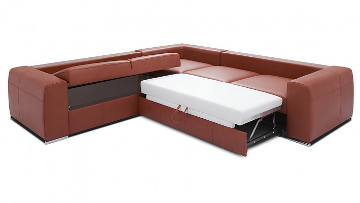 Corner sofa with separate shelf