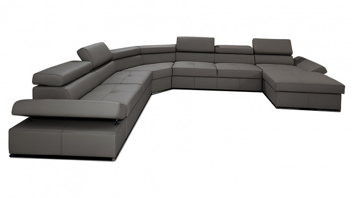 XXL sofa in 100% Italian leather design