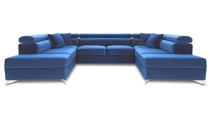 U-shaped sofa with bed function and new design