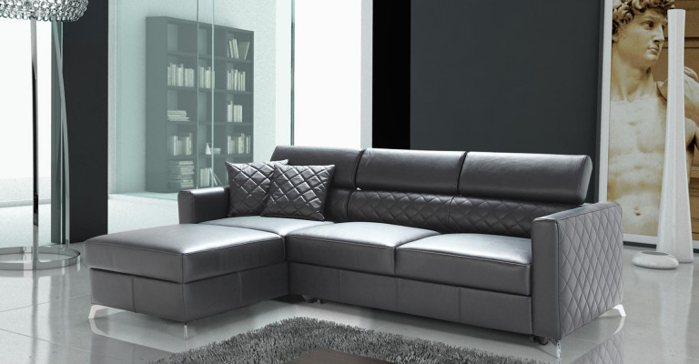 Sofa made of Italian leather