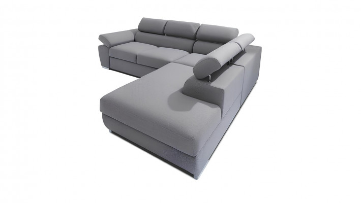 Modern corner sofa with bed and storage space