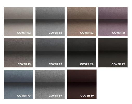 Modern gray corner sofa