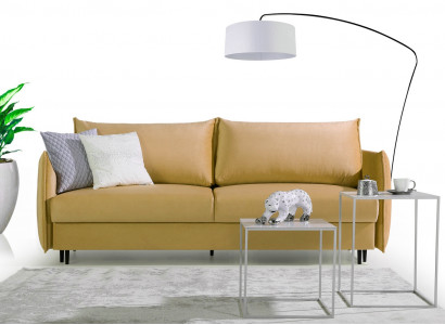 Modern two-seater sofa with bed function