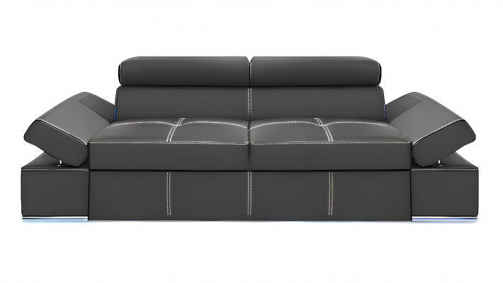 Modern 2.5-seater sofa with bed function