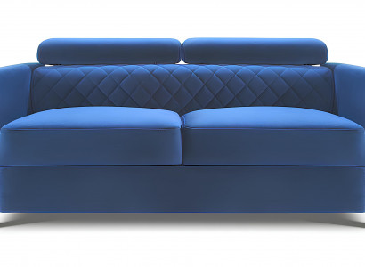 Modern double sofa blue