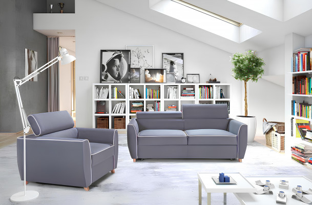 Modern sofa 3+1 with bed function