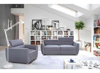 Modern sofa 3+1 with bed function