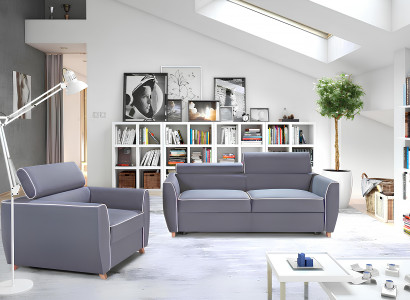 Modern sofa 3+1 with bed function