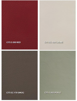 Designer chair Relex made of 100% Italian leather for 1 person