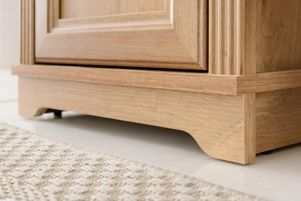 Standalone bathroom cabinet, oak, wall cabinet