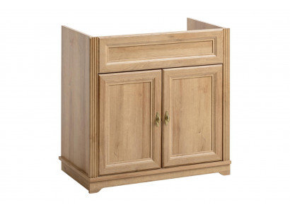 Mobile bathroom cabinet 80 cm in rustic style