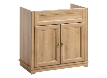 Mobile bathroom cabinet 80 cm in rustic style