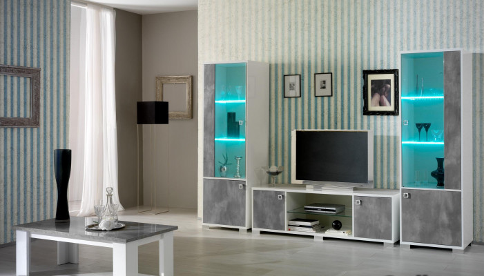LED glass cabinet
