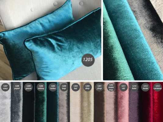 Upholstered XXL design bed made of textile leather baroque