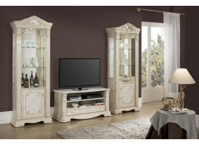 Luxury living room RTV cabinet set 3 pieces.