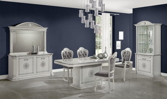 Luxury mobile sideboard with classic wooden design