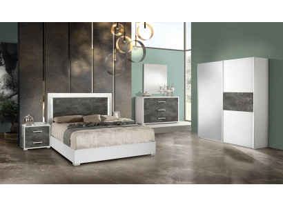 Luxury Doppio hotel bed construction modern gloss 160x200cm new hotel