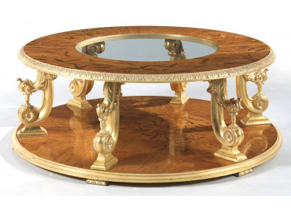 Massive wooden coffee table