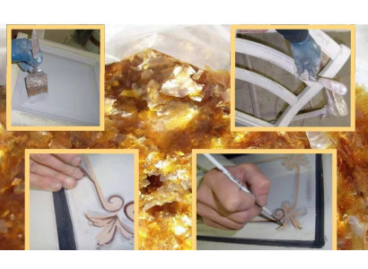 Classic glass display cabinet wooden living room luxury brown sideboard