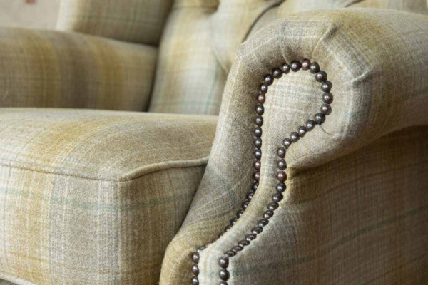 Modern textile 3+1 sofa set