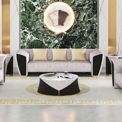 Modern Sofa Set 3+2+1 Seater Luxury Couches Armchair Living Room Furniture