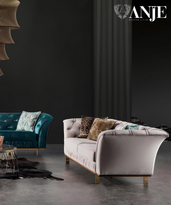 Luxury sofa and chair made of modern material for a comfortable space