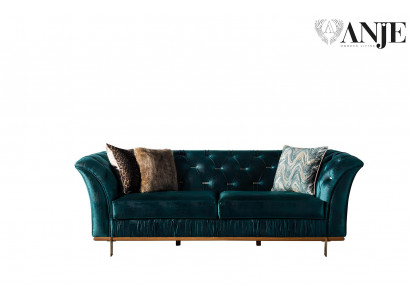 Modern luxury turquoise sofa for the living room