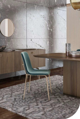 Luxury modern dining room, modern stylish furniture, quality woodwork