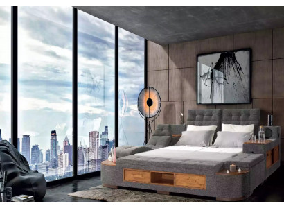 Multipurpose bed with modern structure 180x200cm in new hotel