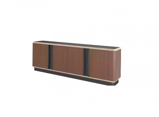 Luxury mobile wooden side table