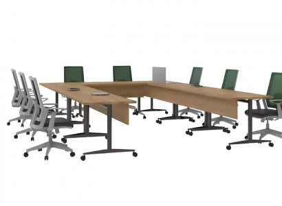Modern conference table with office design