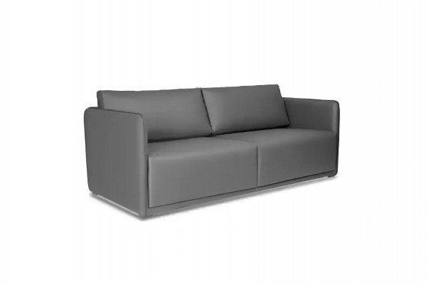 Luxury gray sofa with 3 seats, modern fabric
