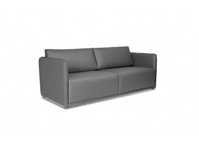Luxury gray sofa with 3 seats, modern fabric