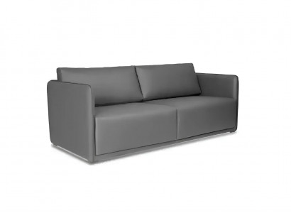 Luxury gray sofa with 3 seats, modern fabric