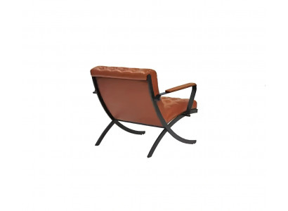 Luxury office chair with modern brown upholstery JV Mobili