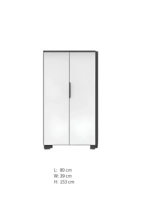 Modern white writing desk