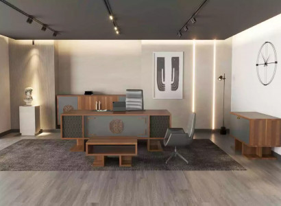 Luxury office buffet with portable design