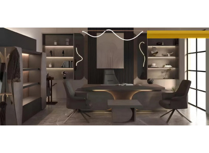 Modern office shelf