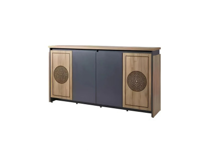 Mobile brown nightstand