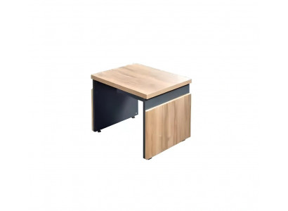 Set of solid wood writing desks in four parts