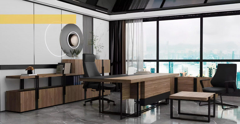 Office furniture, executive desk, wooden furniture, custom designed