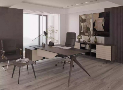 Luxury office set, corner table, coffee table, side table, modern 3-piece set