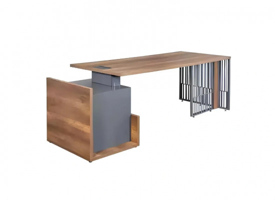 Modern writing desk, meeting table, document storage cabinet