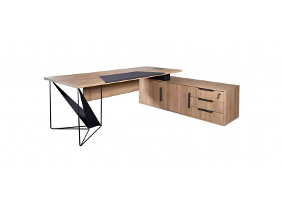 Modern corner table with drawer