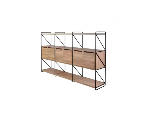 Modern corner table with drawer