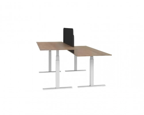 Modern mobile office desks new white wooden furniture