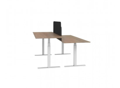 Modern mobile office desks new white wooden furniture